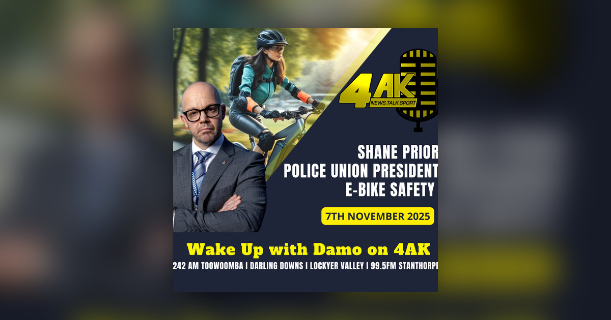 E Bike Safety Shane Prior President of the Qld Police Union 07112025 ...