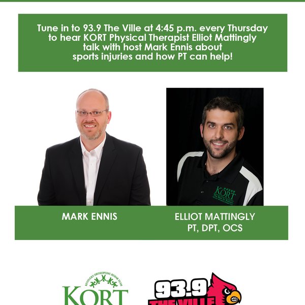 Kort Over Tune Kort Phyiscal Therapy Interview 6 21 18 Drive on 93.9 w/ Mark Kort Over Tune