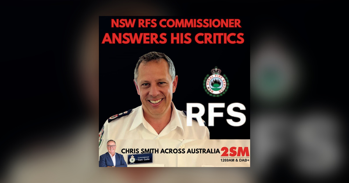 Matt Smith Rfs RFS COMMISSIONER TRENT CURTIN RESPONDS TO HIS CRITICS- - Chris Smith ...
