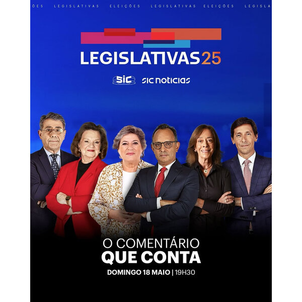Legislativas 2025: Grande Noite Eleitoral na SIC e SIC Notícias ...