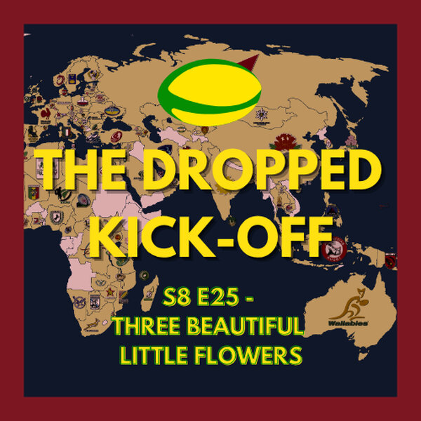 The Dropped Kick Off Three Beautiful Little Flowers Green Gold