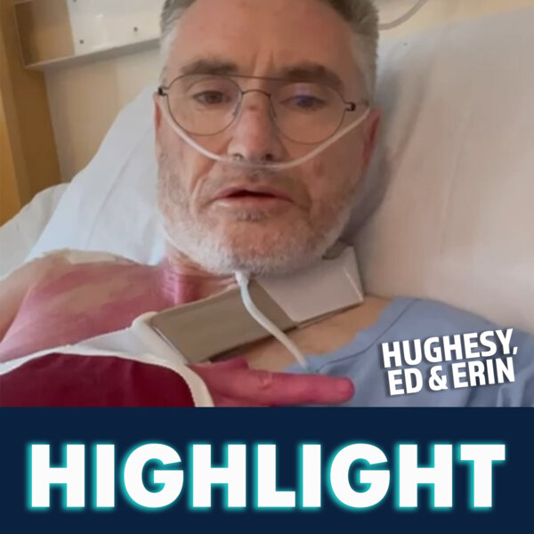 Hughesy Calls In Live On Air From His Hospital Bed Post Surgery ...