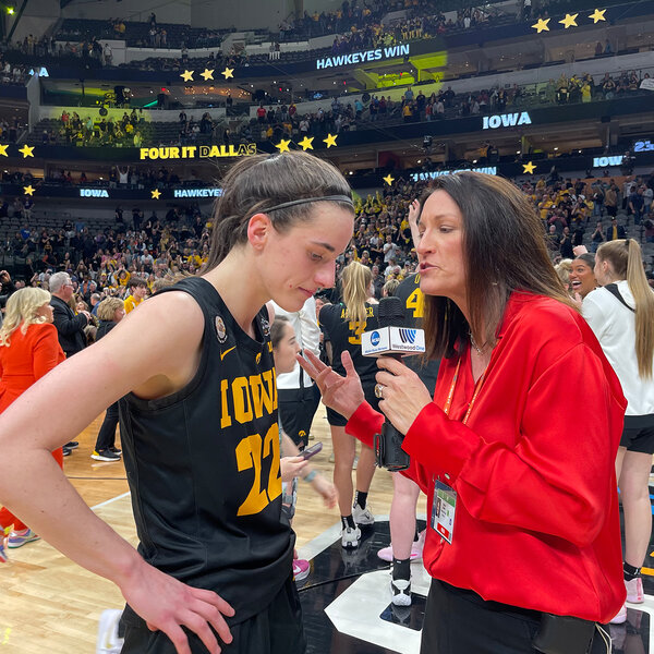 Iowa's Caitlin Clark Postgame Interview with Krista Blunk NCAA® March