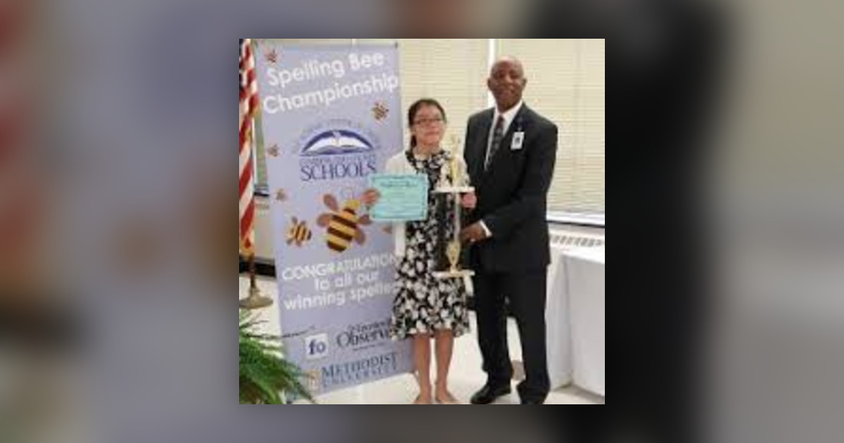 Pine Forest Middle School student wins Cumberland County Spelling Bee