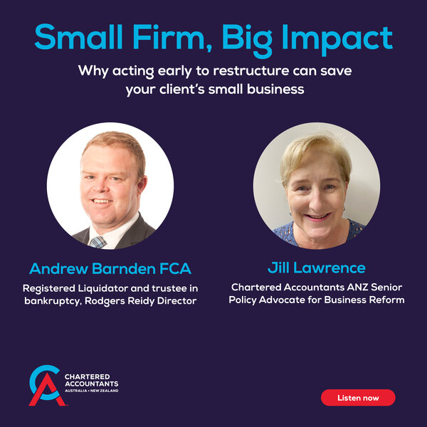 Why acting early to restructure can save your client's small business ...