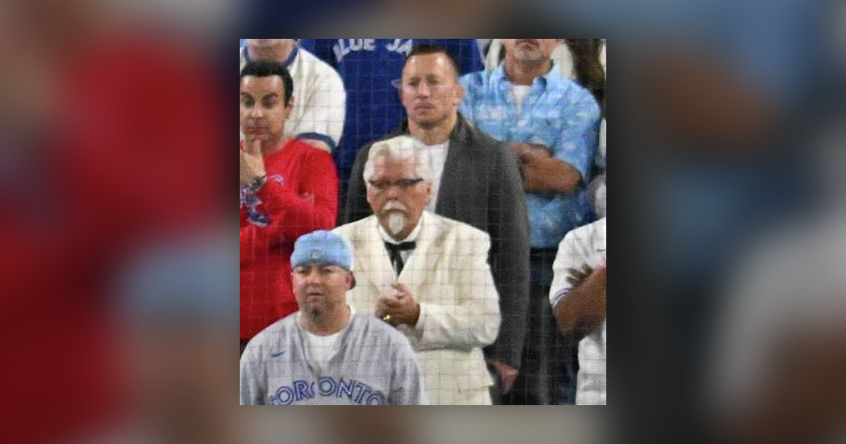 (LISTEN) The Viral Colonel Sanders From The Jays Game Is From SUDBURY ...