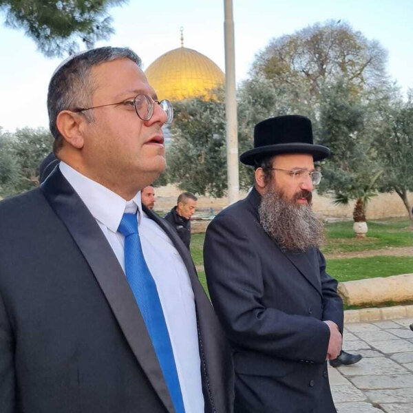 What Is Minister Ben Gvir Signaling With Temple Mount Visit? - The ...