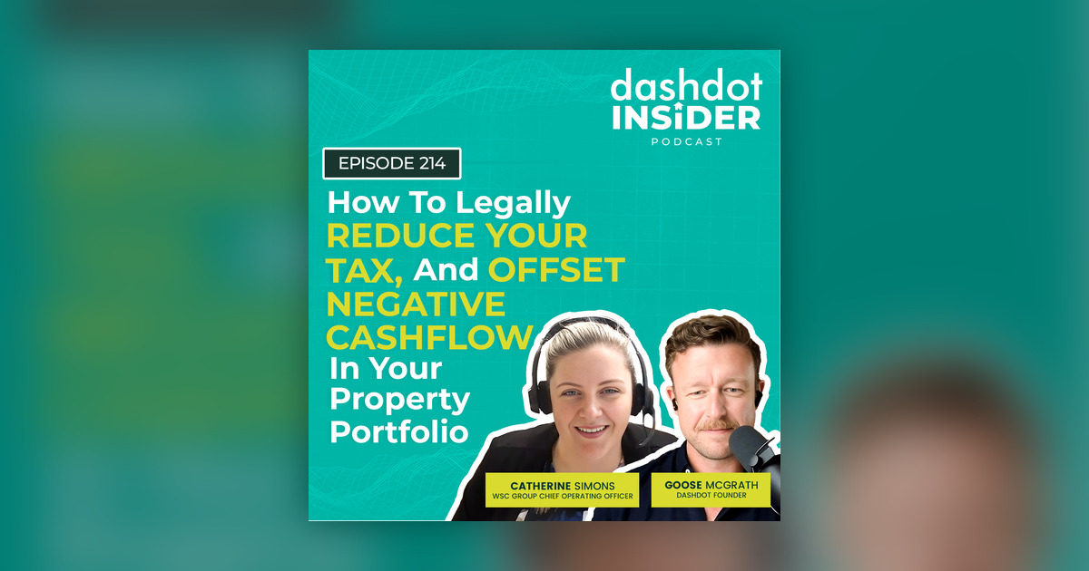 How To Legally Reduce Your Tax, and Offset Negative Cashflow In Your ...