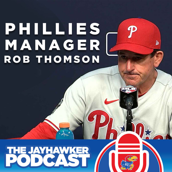 Phillies Manager and Jayhawk Rob Thomson 