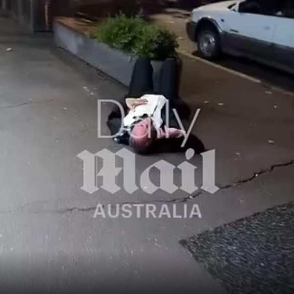 Barnaby Joyce 'embarrassed', captured laying on Canberra footpath - The ...