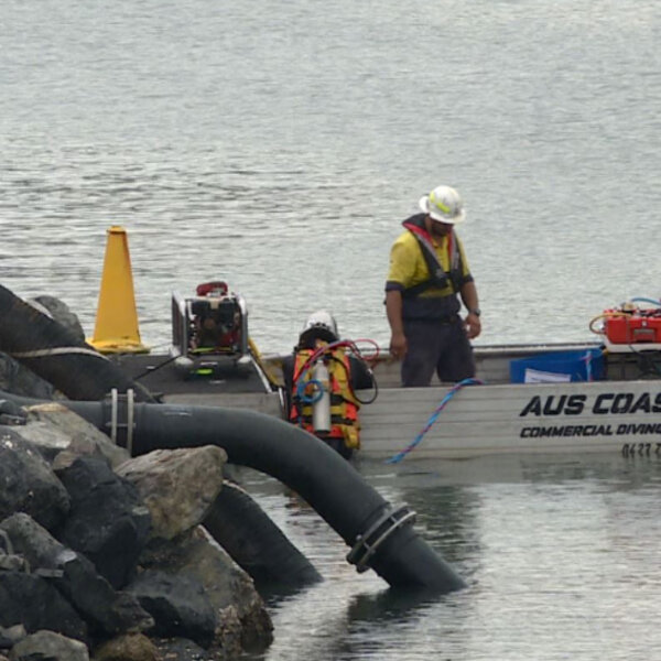 Sand pumps at the Coffs Harbour boat ramp doing the trick The New