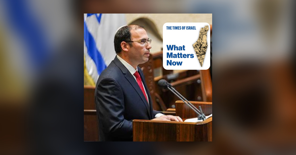 What Matters Now to MK Simcha Rothman: 'The people should appoint the ...