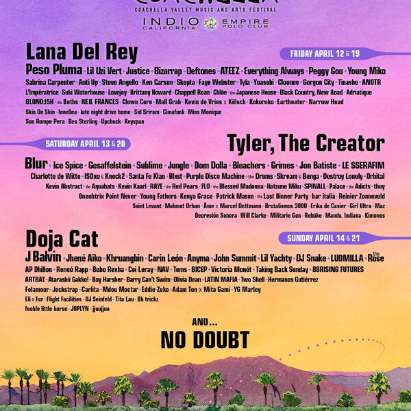 The Coachella lineup is interesting... - Virgin Radio Vancouver - Omny.fm