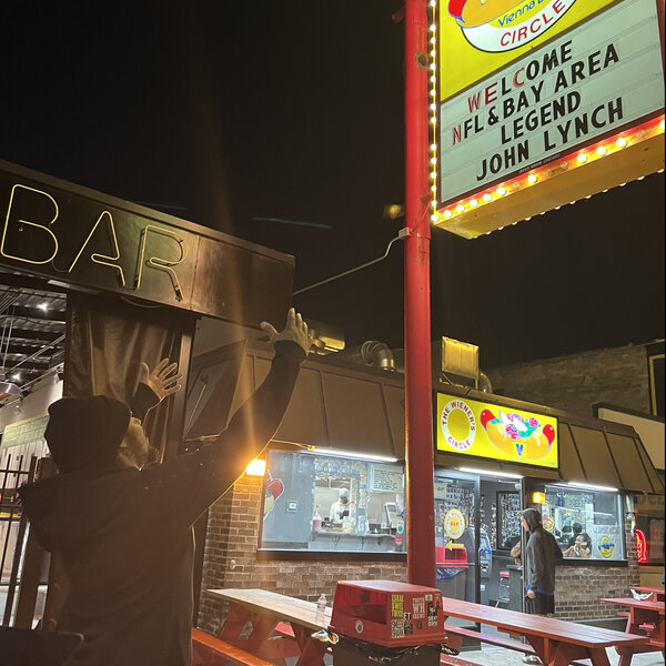 visits the Wiener's Circle on Thursday Night Football